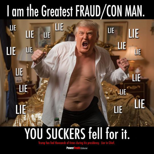 Editorial: The Greatest Fraud / Con Man