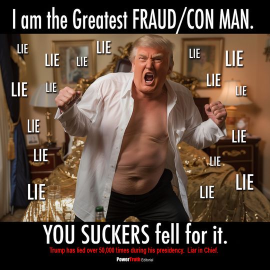Editorial: The Greatest Fraud / Con Man