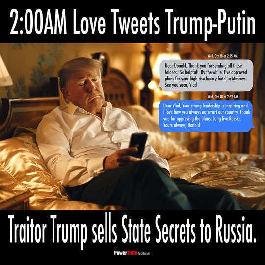 2:00AM Love Tweets, Trump and Putin